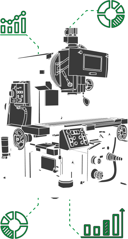 Machine monitoring diagram